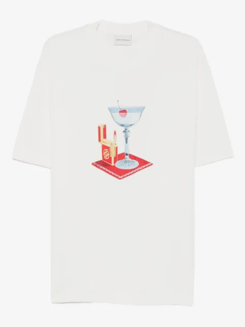 Drôle De Monsieur cocktail graphic print T-shirt