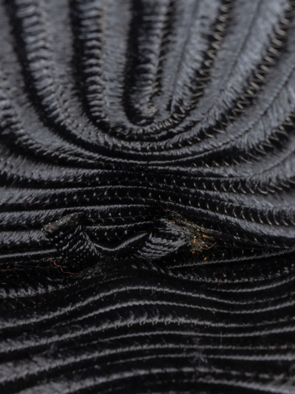 Pre-owned Saint Laurent 20th Century Silk Cord Passementerie Tassel Crossbody Bag In Black