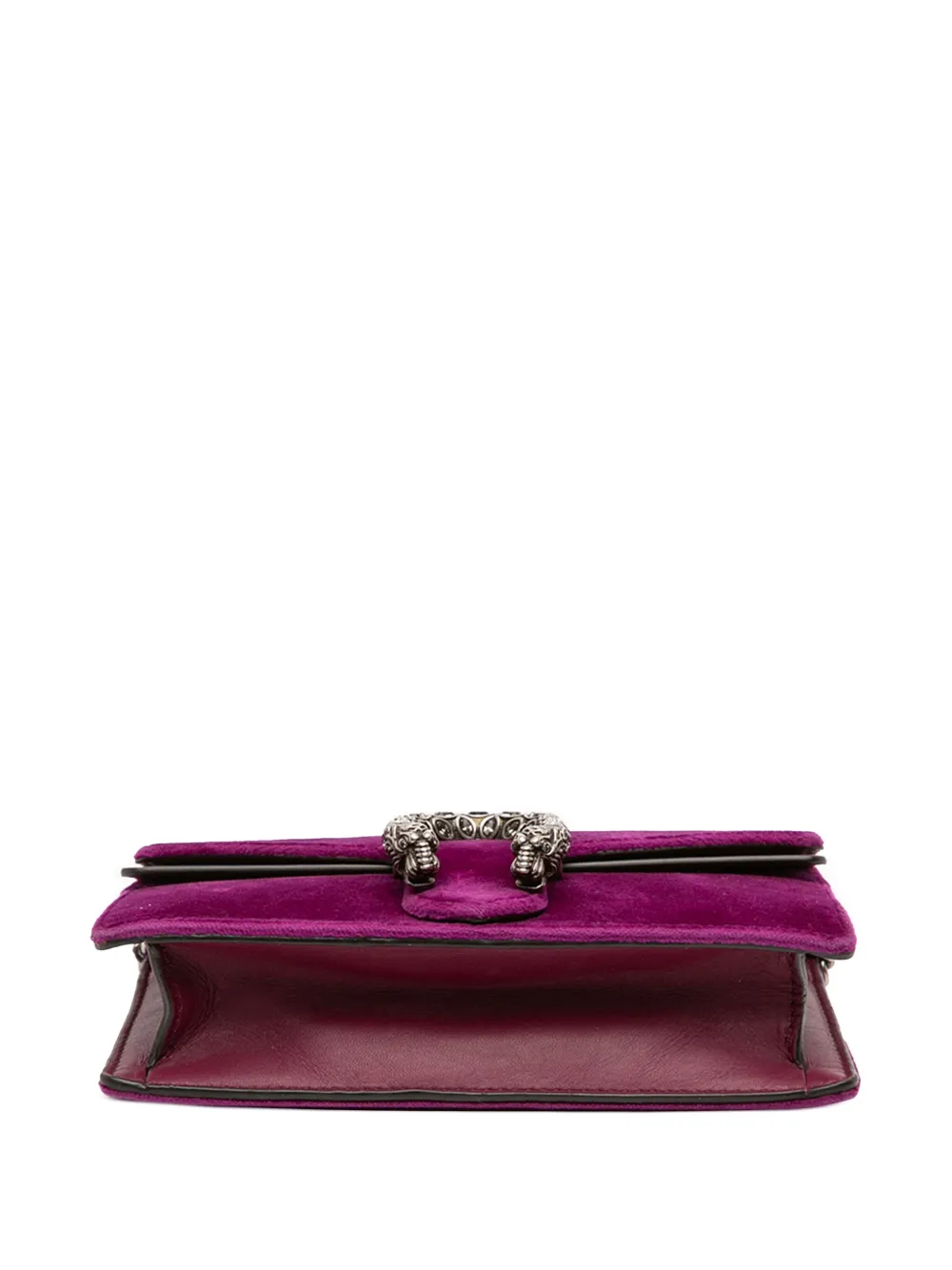 GUCCI Pre-owned 2016-2025 Mini Velvet Dionysus Crossbody Bag In Purple