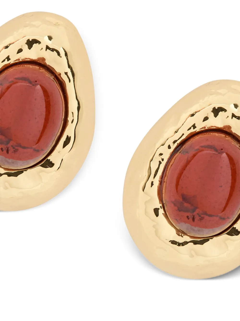 Anni Lu Cherry on Top oorbellen met steen - Goud