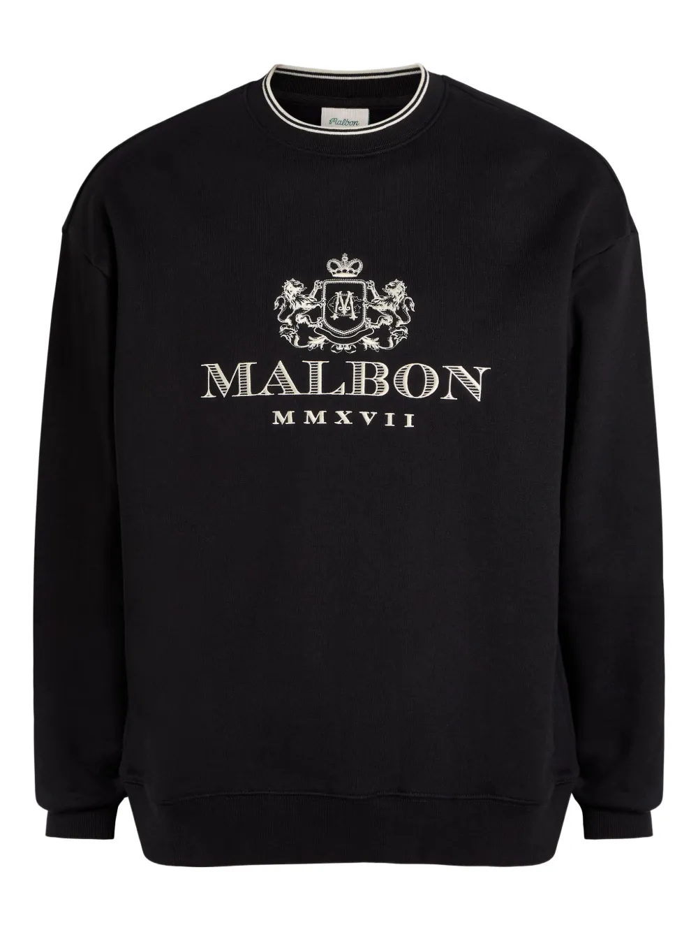 Malbon Golf Felpa girocollo Monarch - Nero