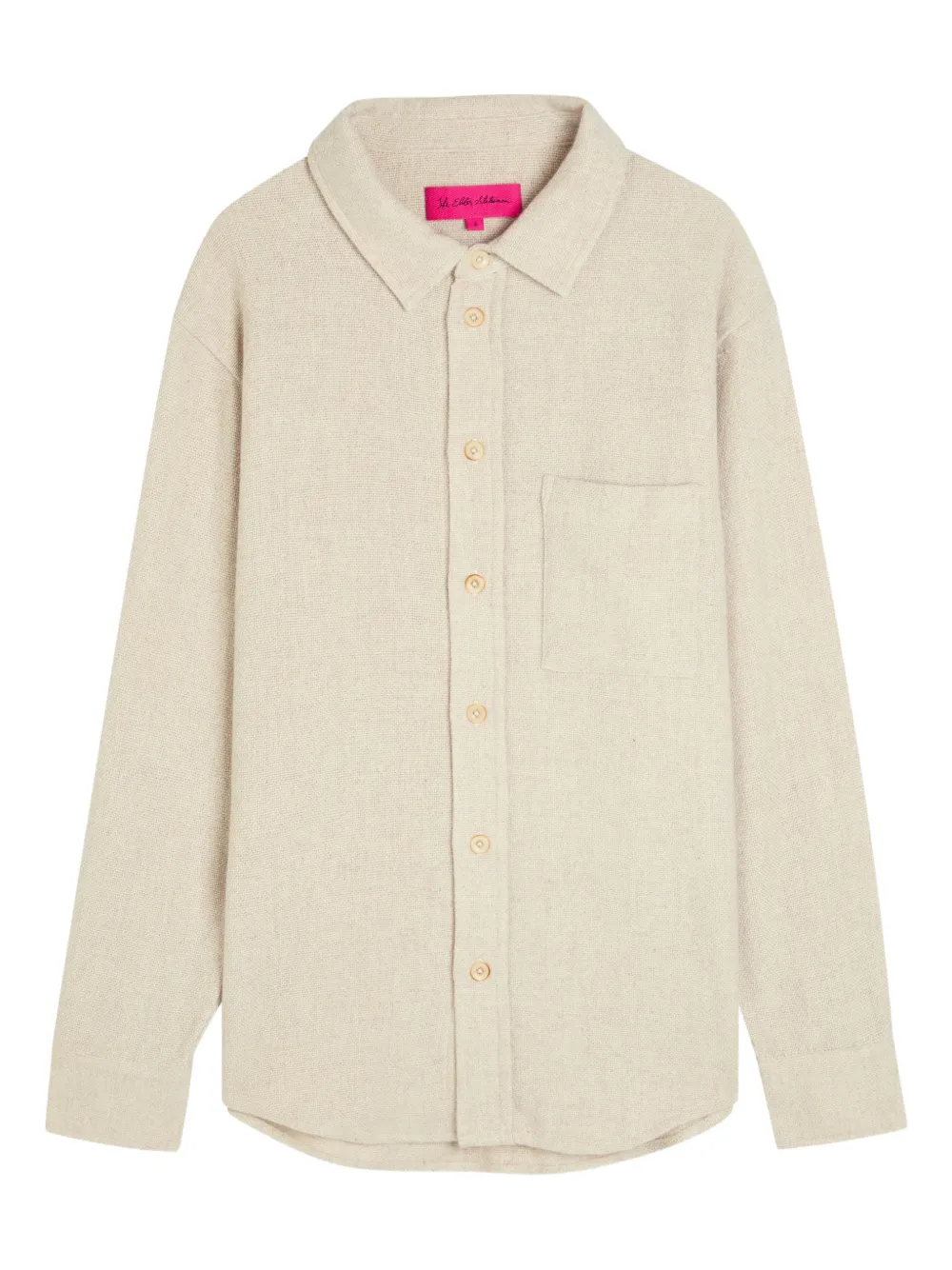 The Elder Statesman Giacca-camicia con bottoni e tasche - Toni neutri