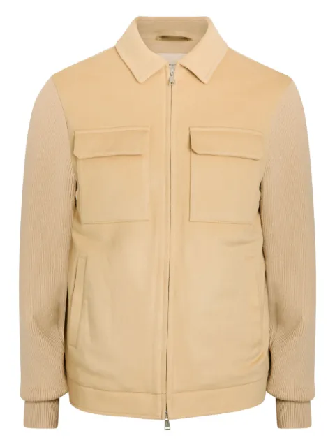 Aurélien knitted-sleeve jacket