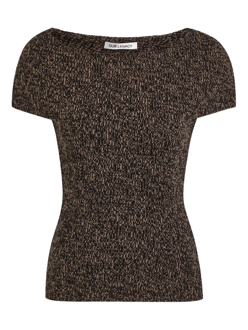 OUR LEGACY twist mouline top - Braun