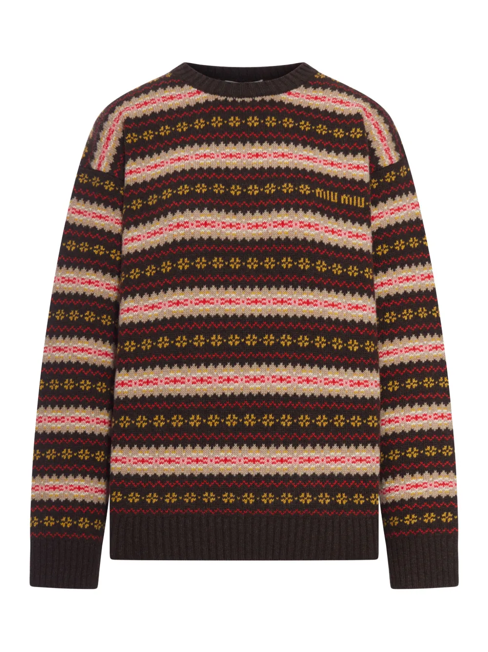 Miu Miu Pullover mit Jacquard-Logo | Pullover | Image 2