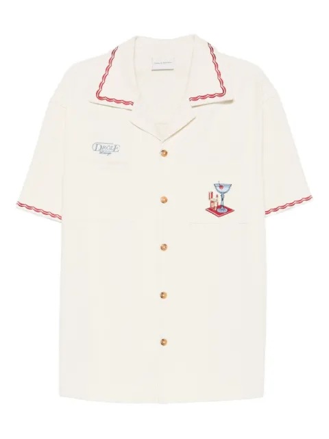 Drôle De Monsieur Embroidered Pocket Shirt