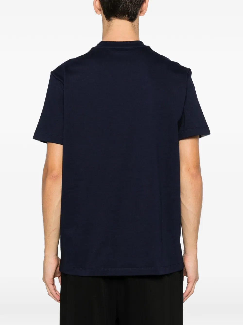 Ferragamo stripe-detail T-shirt Blauw