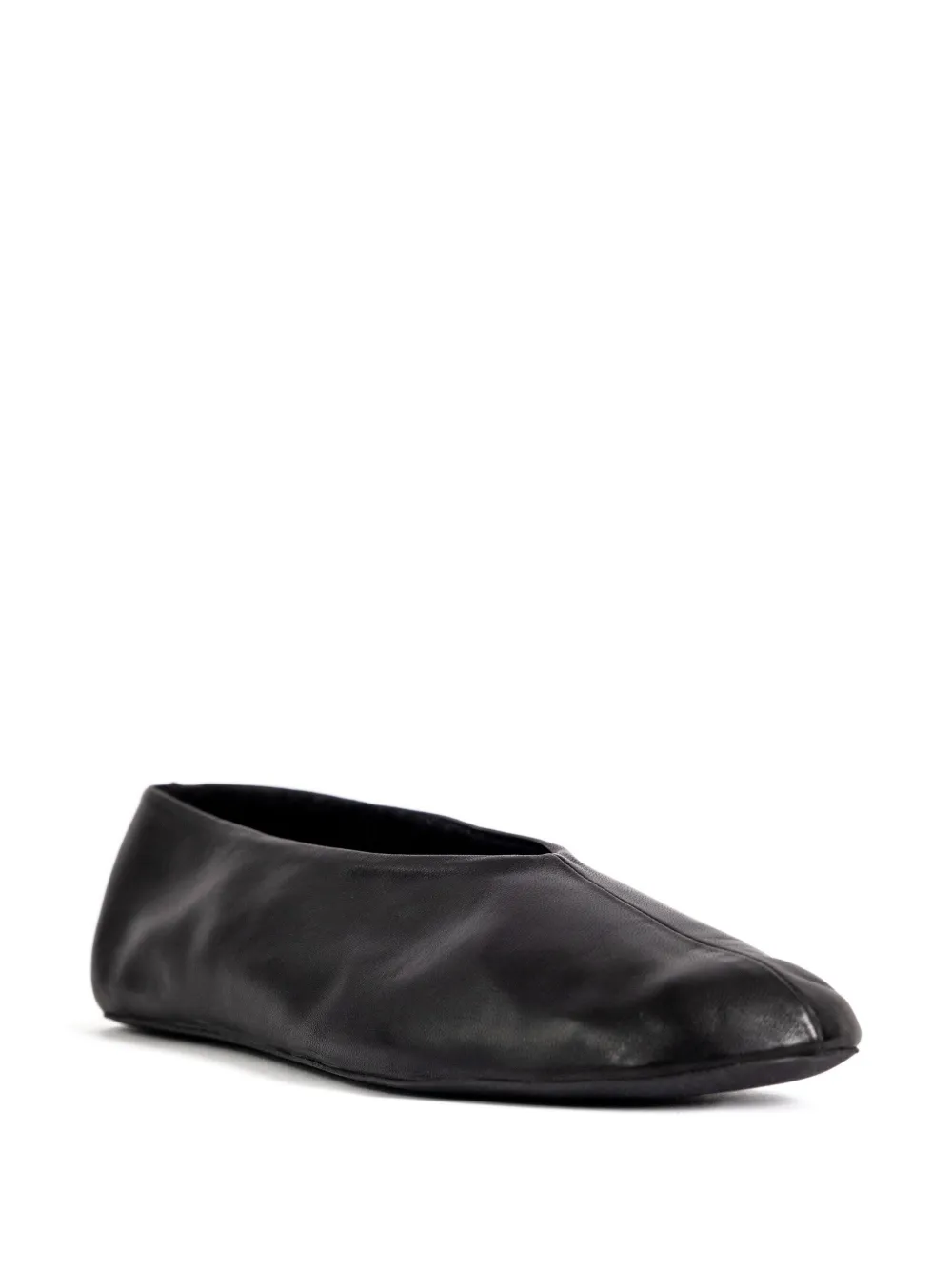 The Row Slip-on ballerina's Zwart