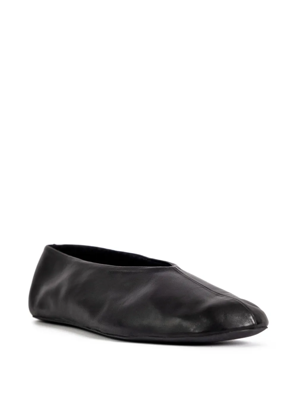 The Row Slip-on ballerina's Zwart