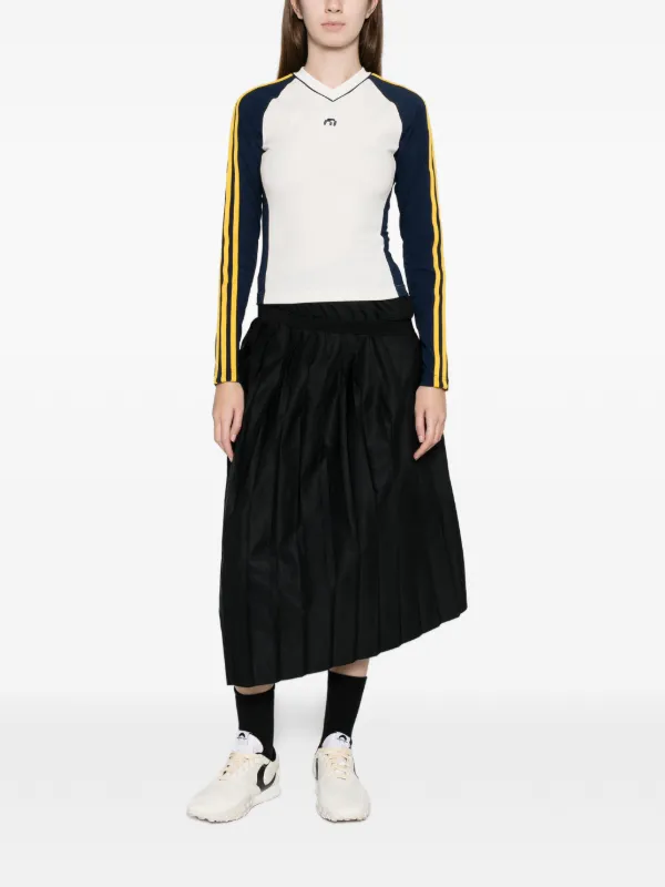 Adidas x Miaou Striped long-sleeve Top | White | FARFETCH