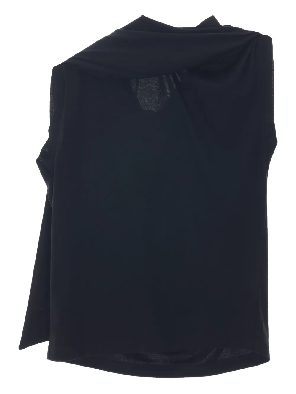 The Garment Top met sjaaldetail Zwart
