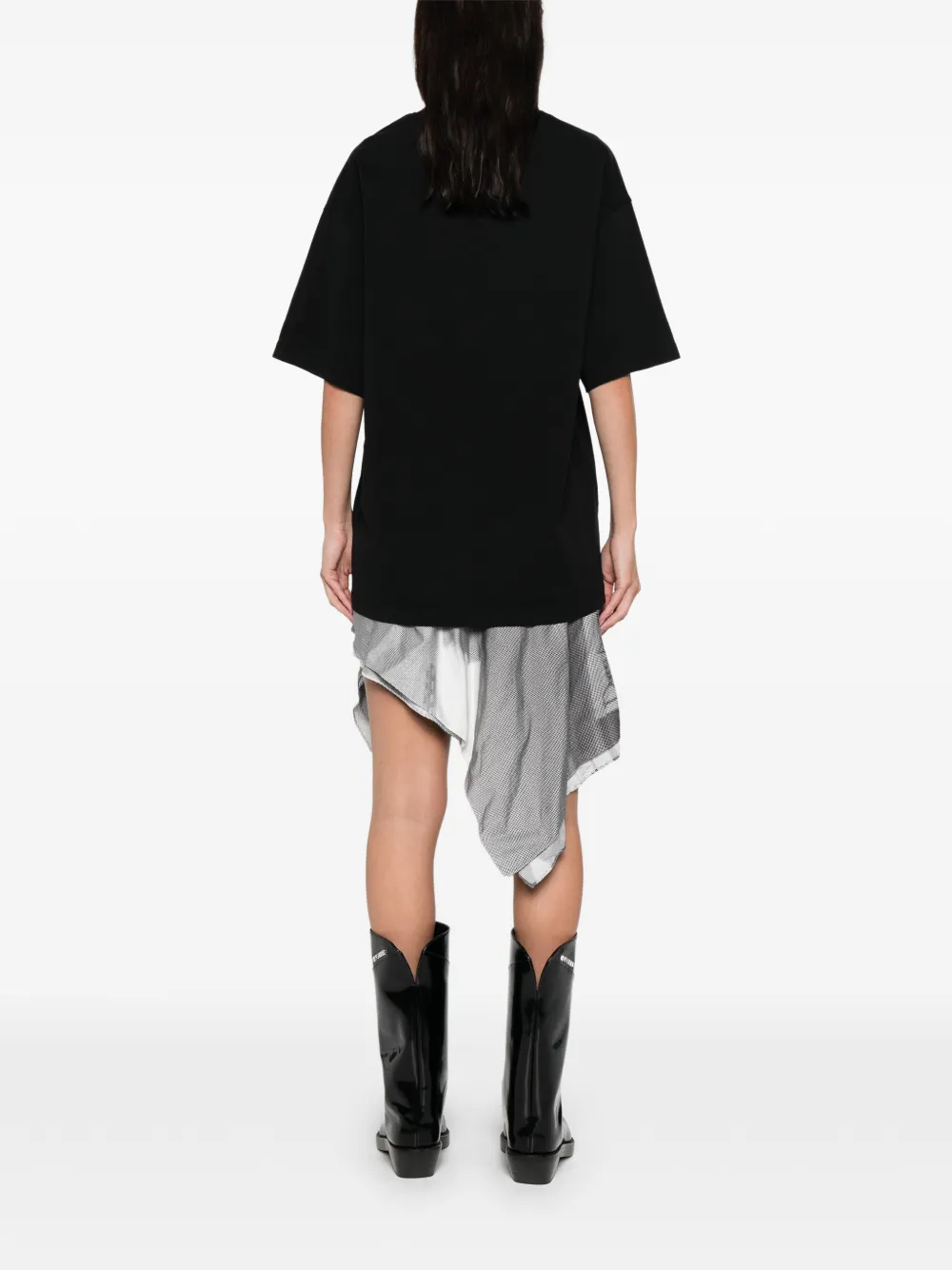 Alexander Wang Crew-neck T-shirt In Black