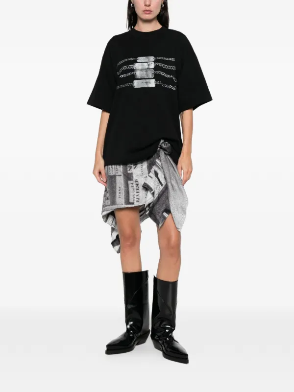 Alexander Wang クルーネック Tシャツ | ブラック | FARFETCH JP Alexander Wang クルーネック Tシャツ | ブラック | FARFETCH JP