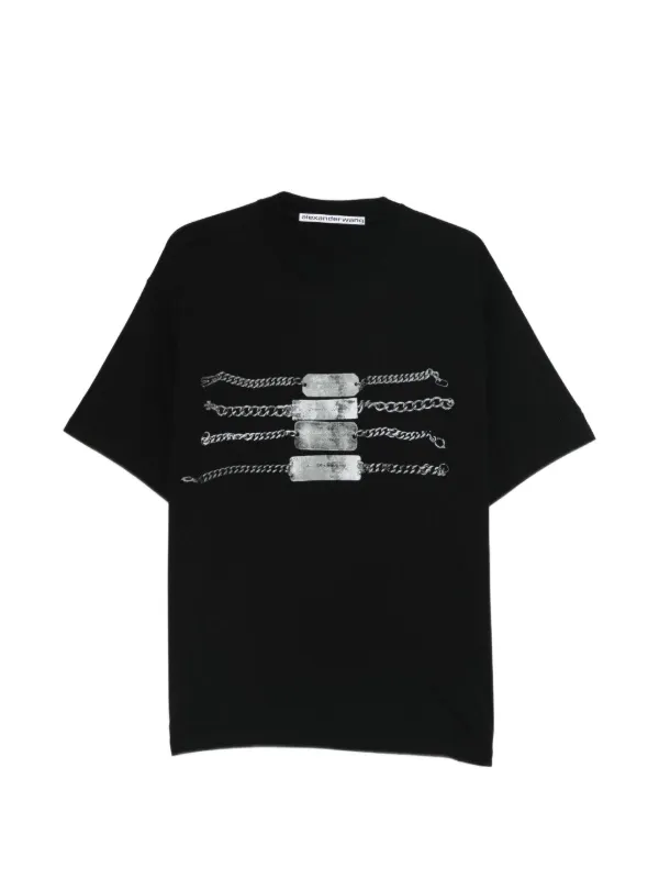 Alexander Wang クルーネック Tシャツ | ブラック | FARFETCH JP Alexander Wang クルーネック Tシャツ | ブラック | FARFETCH JP