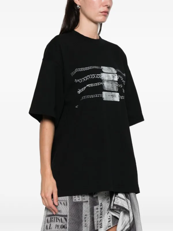 Alexander Wang クルーネック Tシャツ | ブラック | FARFETCH JP