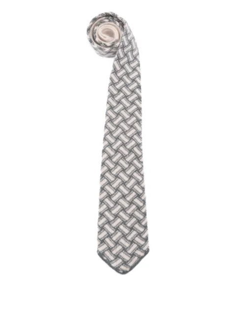 Drumohr patterned cashmere tie