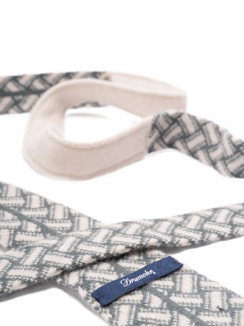 Drumohr patterned cashmere tie | Image 2