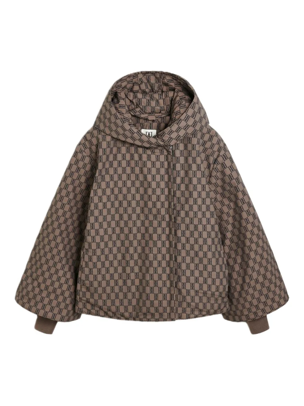 By Malene Birger Sallie Adjustable-hem Cotton Jacket In Brown