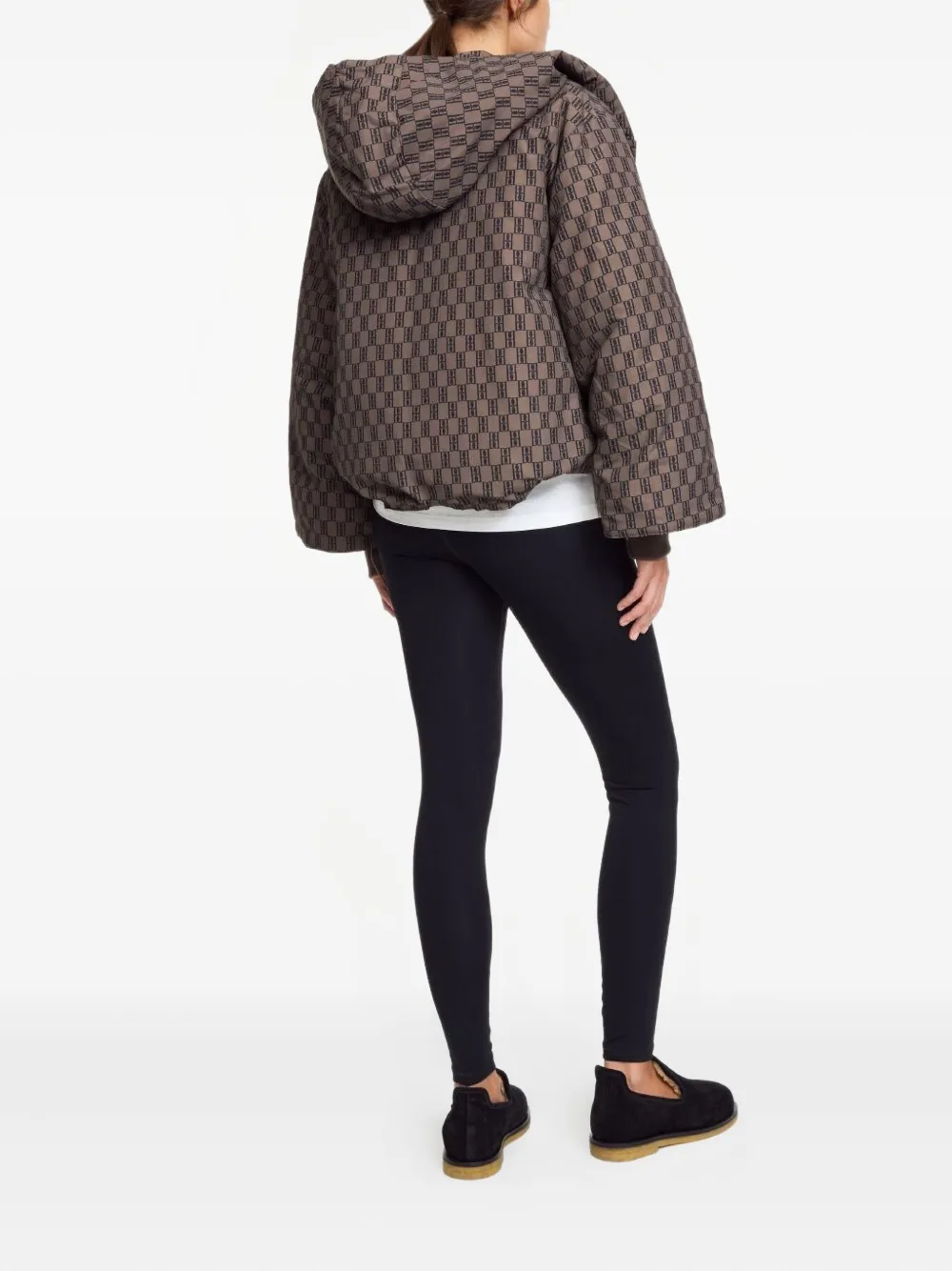 By Malene Birger Sallie Adjustable-hem Cotton Jacket In Brown