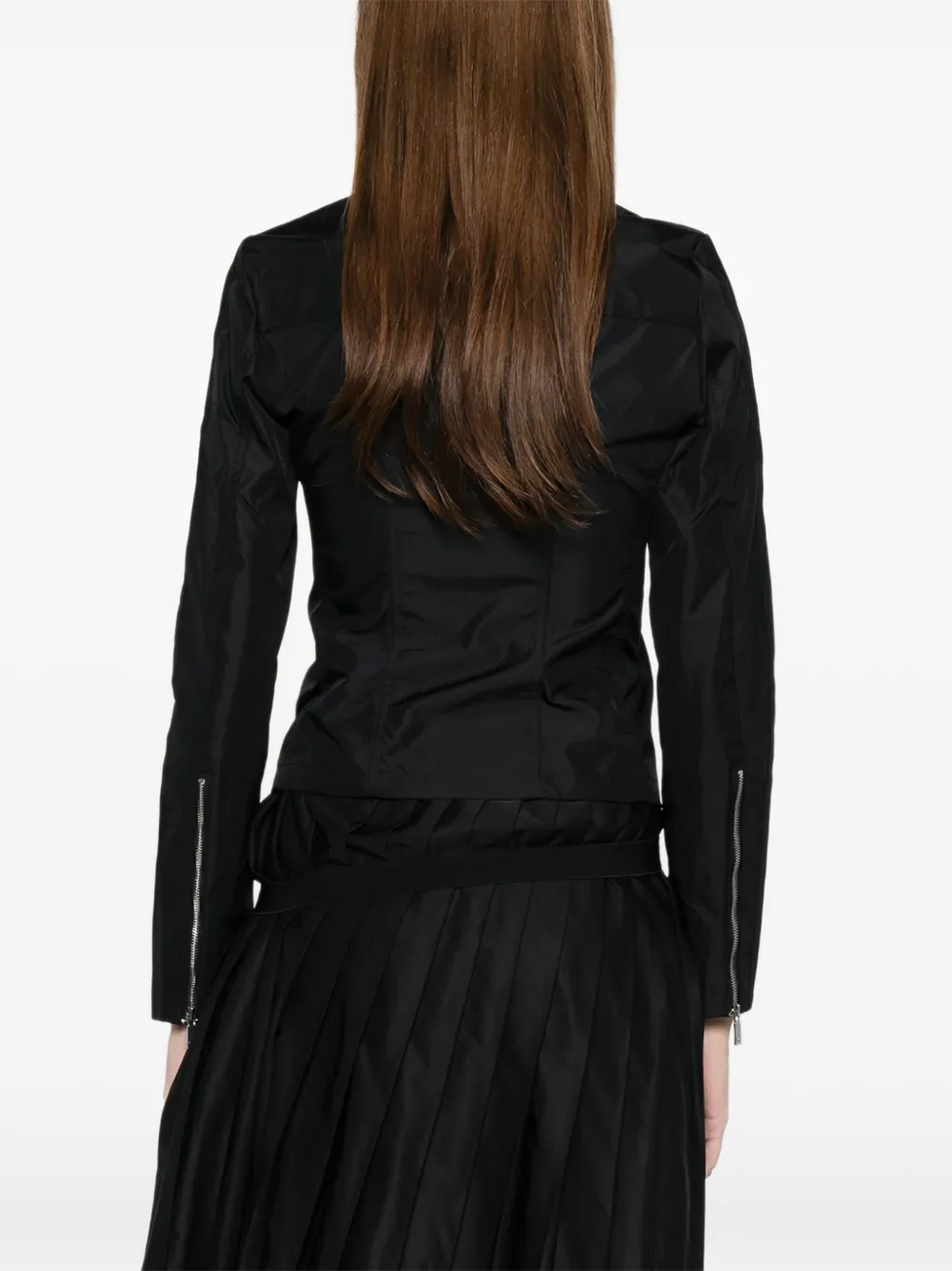 adidas Miaou zip detail jacket Zwart