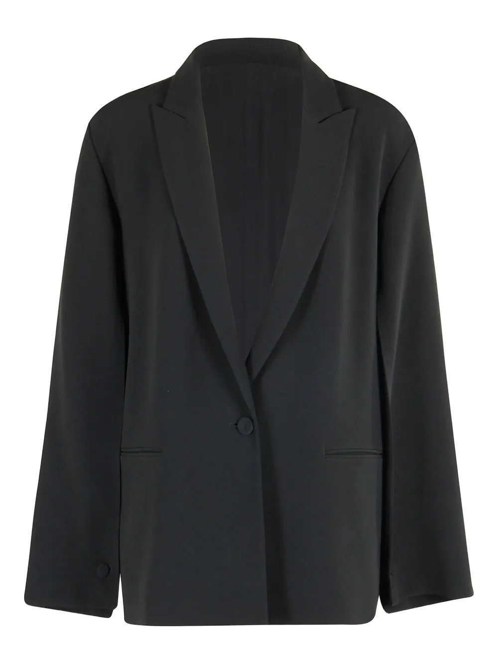 Alberta Ferretti button notched lapel blazer | Black | Image 1