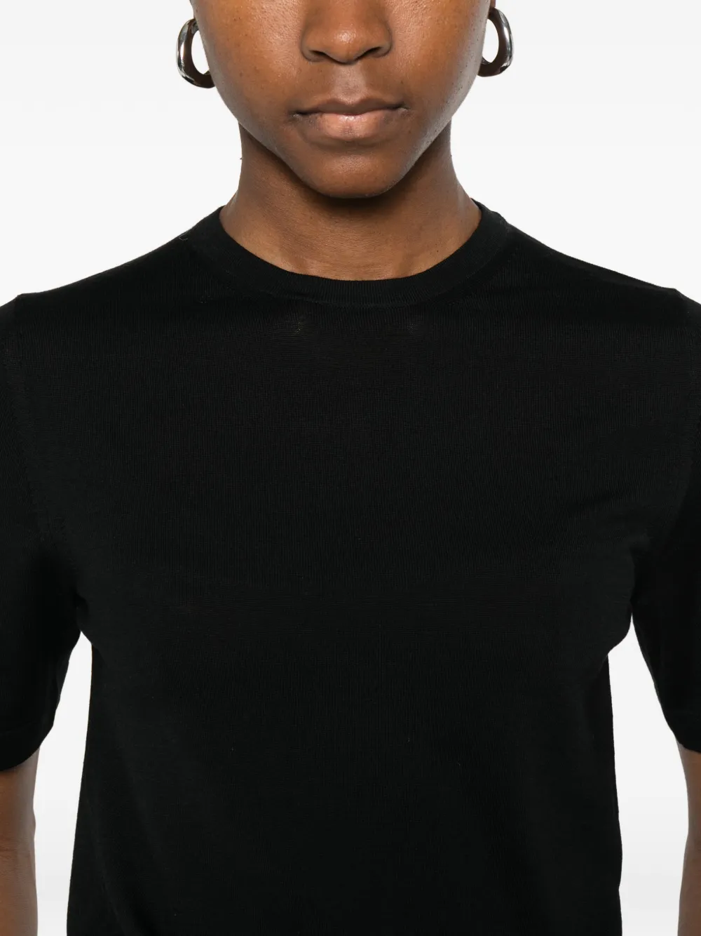 Goes Botanical Short-sleeve T-shirt In Black