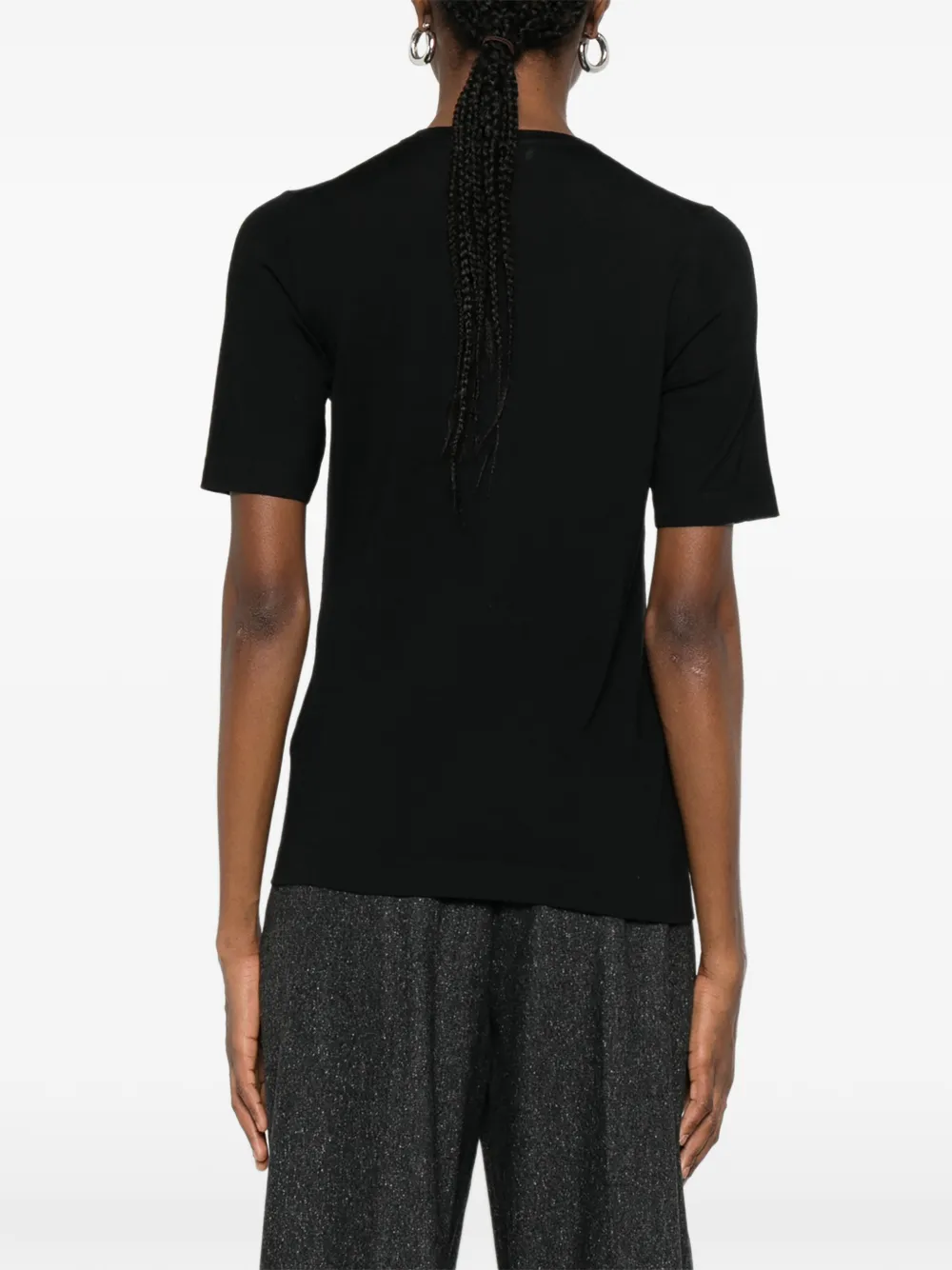 Goes Botanical Short-sleeve T-shirt In Black