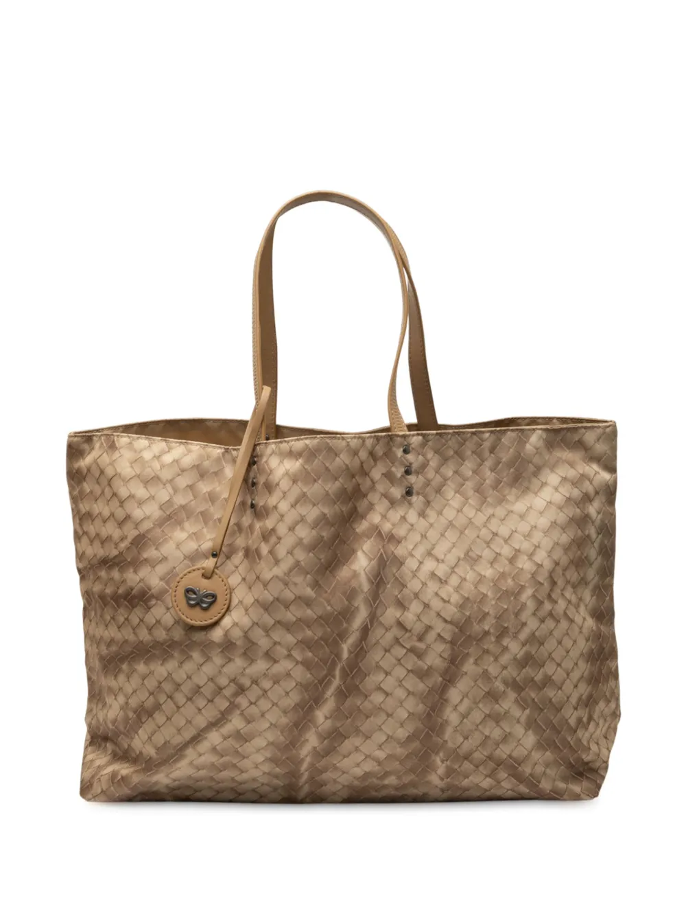 Bottega Veneta Pre-Owned 2012-2025 Nylon Intrecciolusion tote bag - Bottega Veneta Pre-Owned 2012-2025 Nylon Intrecciolusion tote bag -