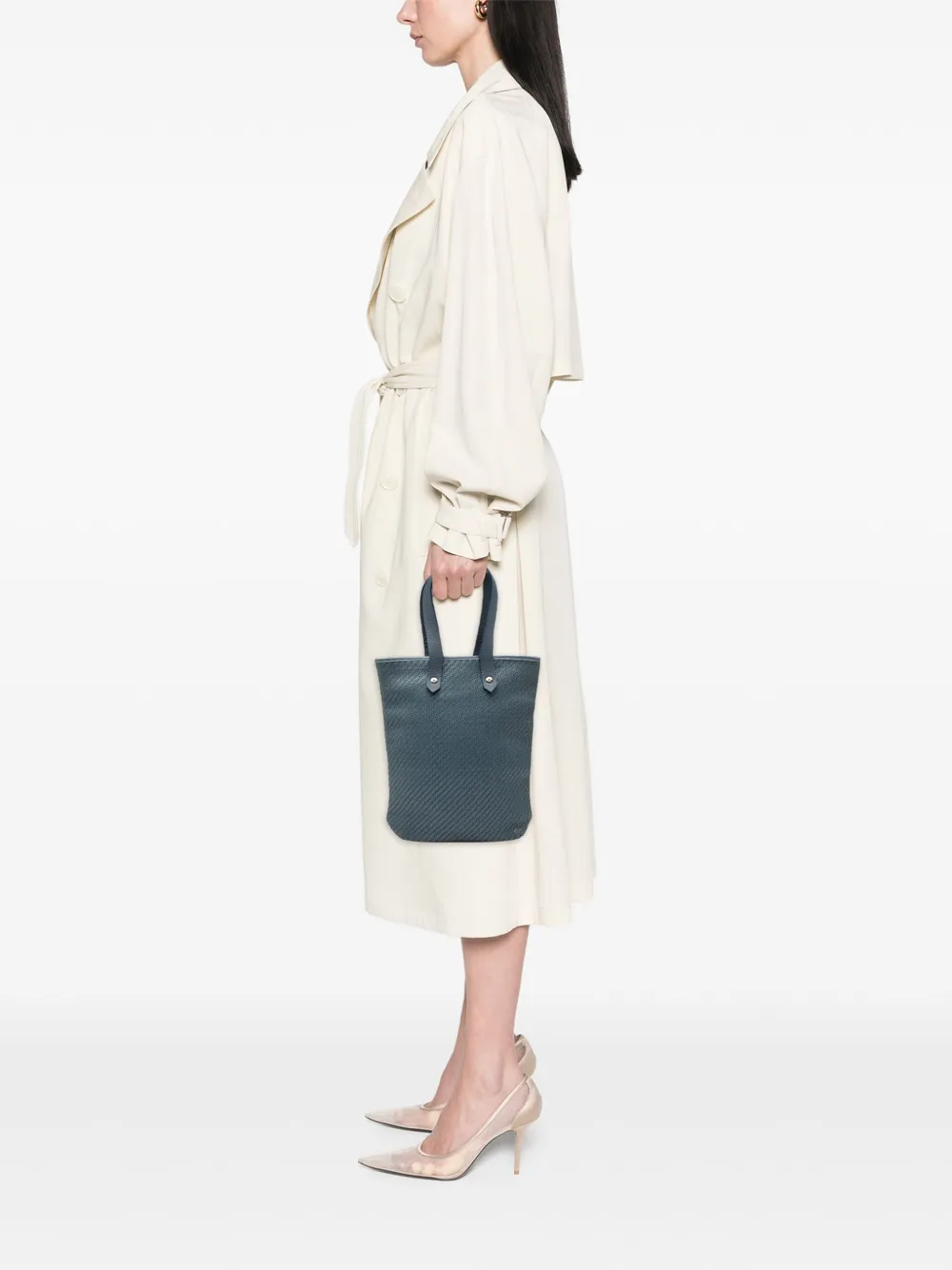 Hermès Pre-Owned 1990-2015 Woven Leather and Polyester Ahmedabad Diego PM handbag | Pre-Owned | Image 2