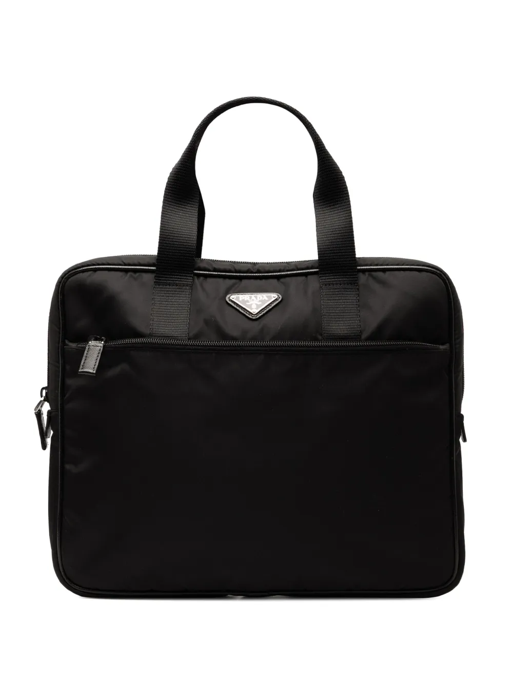 Prada Pre-Owned 2013-2025 Tessuto business bag | Black | Image 1