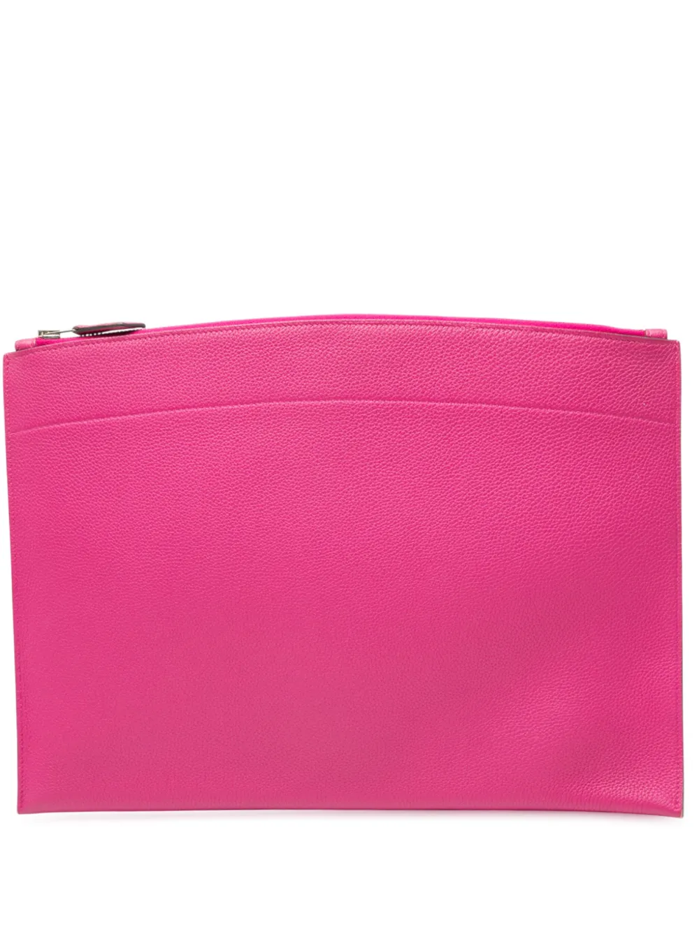 Hermès Pre-Owned 2017 Large Togo Bazar Pouch clutch bag | Pink | Image 1
