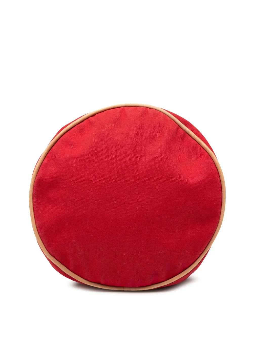 HERMES Pre-owned 1990-2015 Toile Polochon Mimile Backpack In Brown