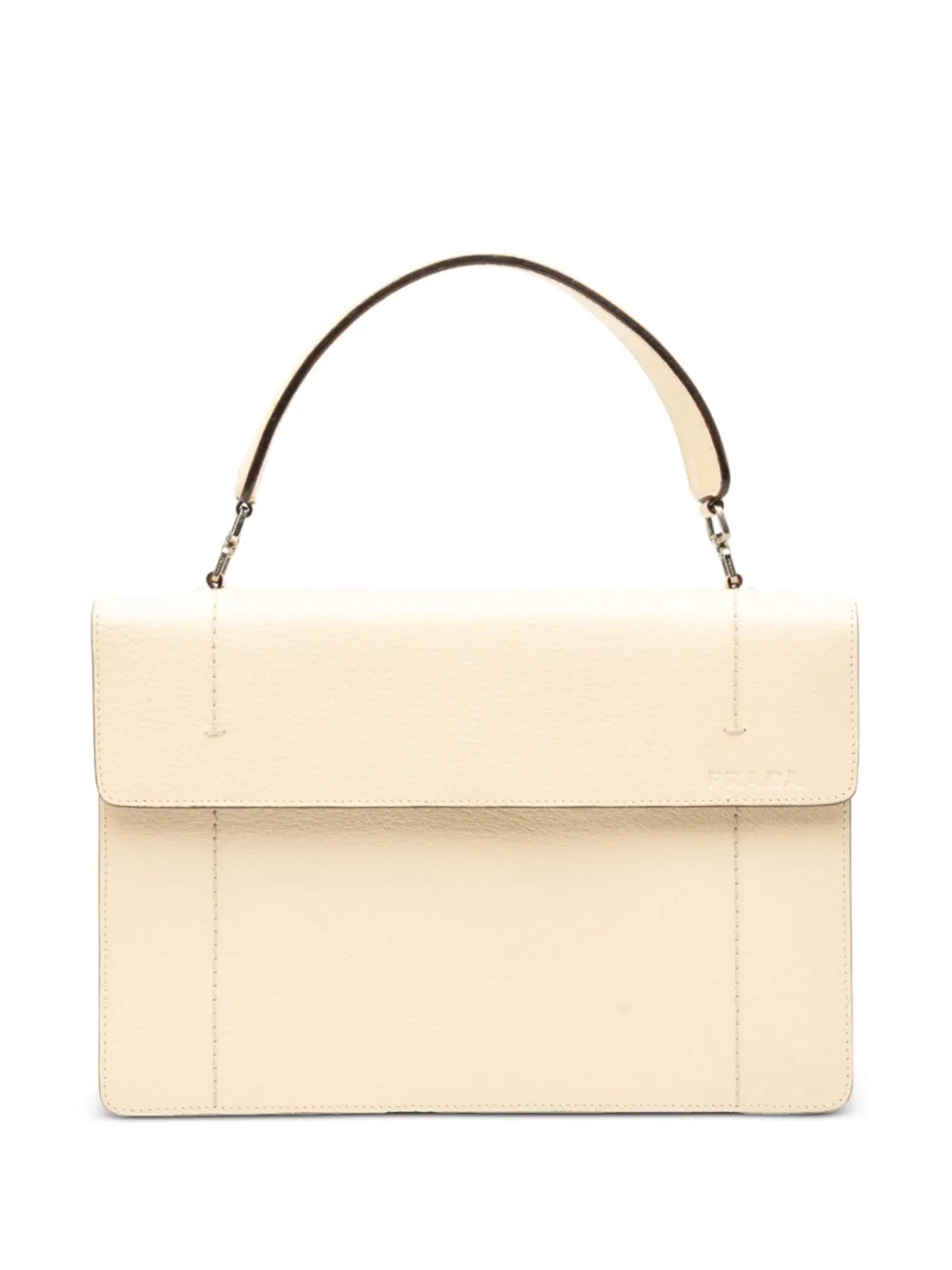 Prada Pre-Owned 2010-2025 Cinghiale Flap Top Handle Bag handbag | Brown | Image 1