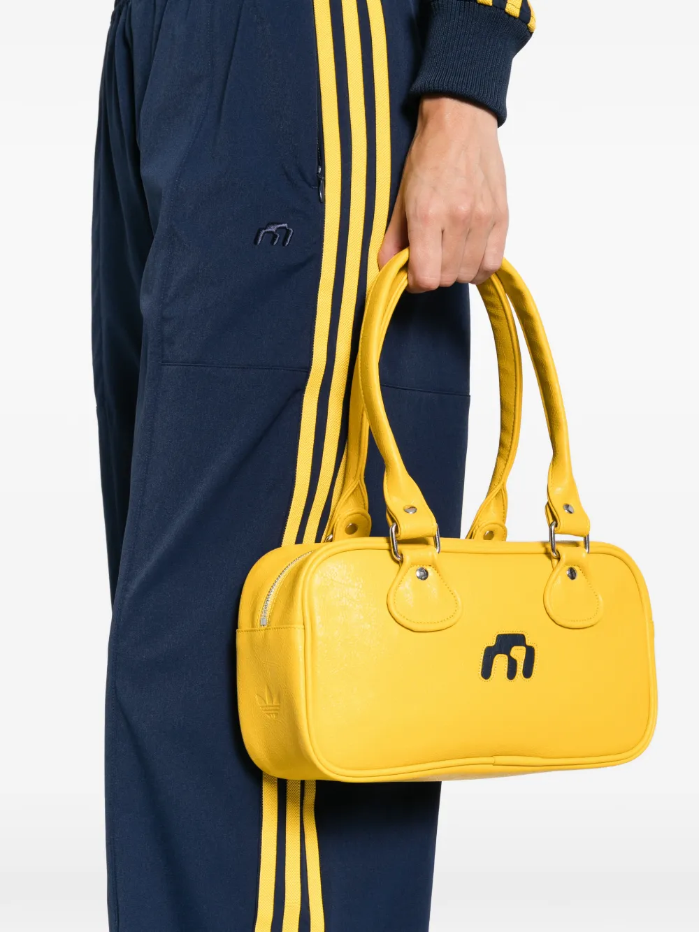 Adidas x MIaou 3-stripes-logo tote bag - Geel