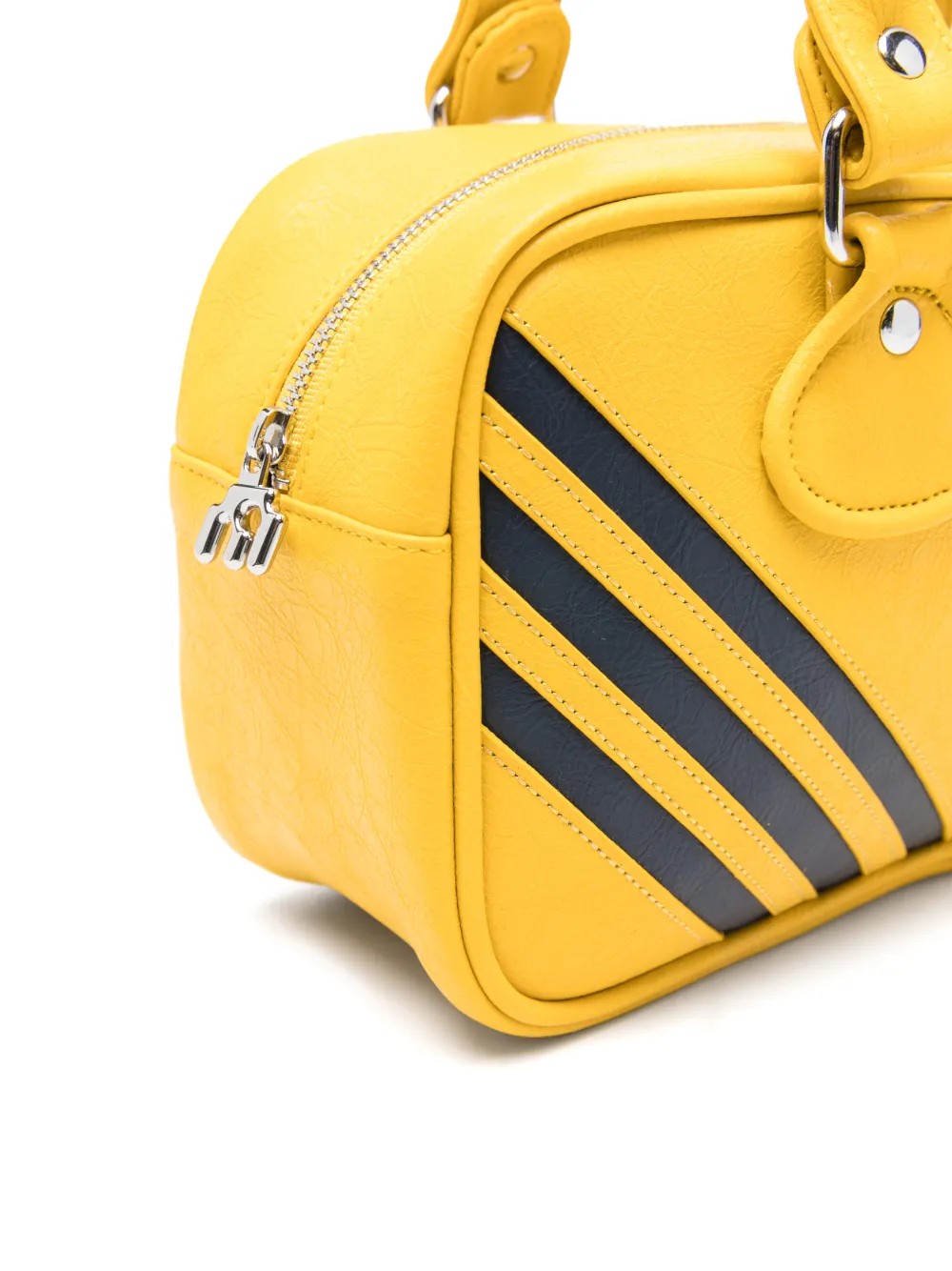 Adidas Originals X Miaou 3-stripes-logo Tote Bag In Yellow