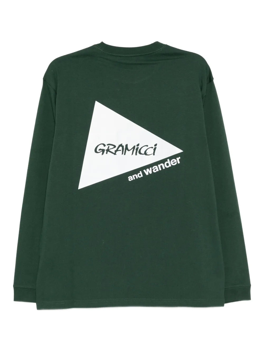 and Wander Green Gramicci Backprint LS Tshirt | T-Shirts | Image 2