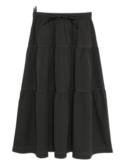 and Wander falda con efecto arrugado