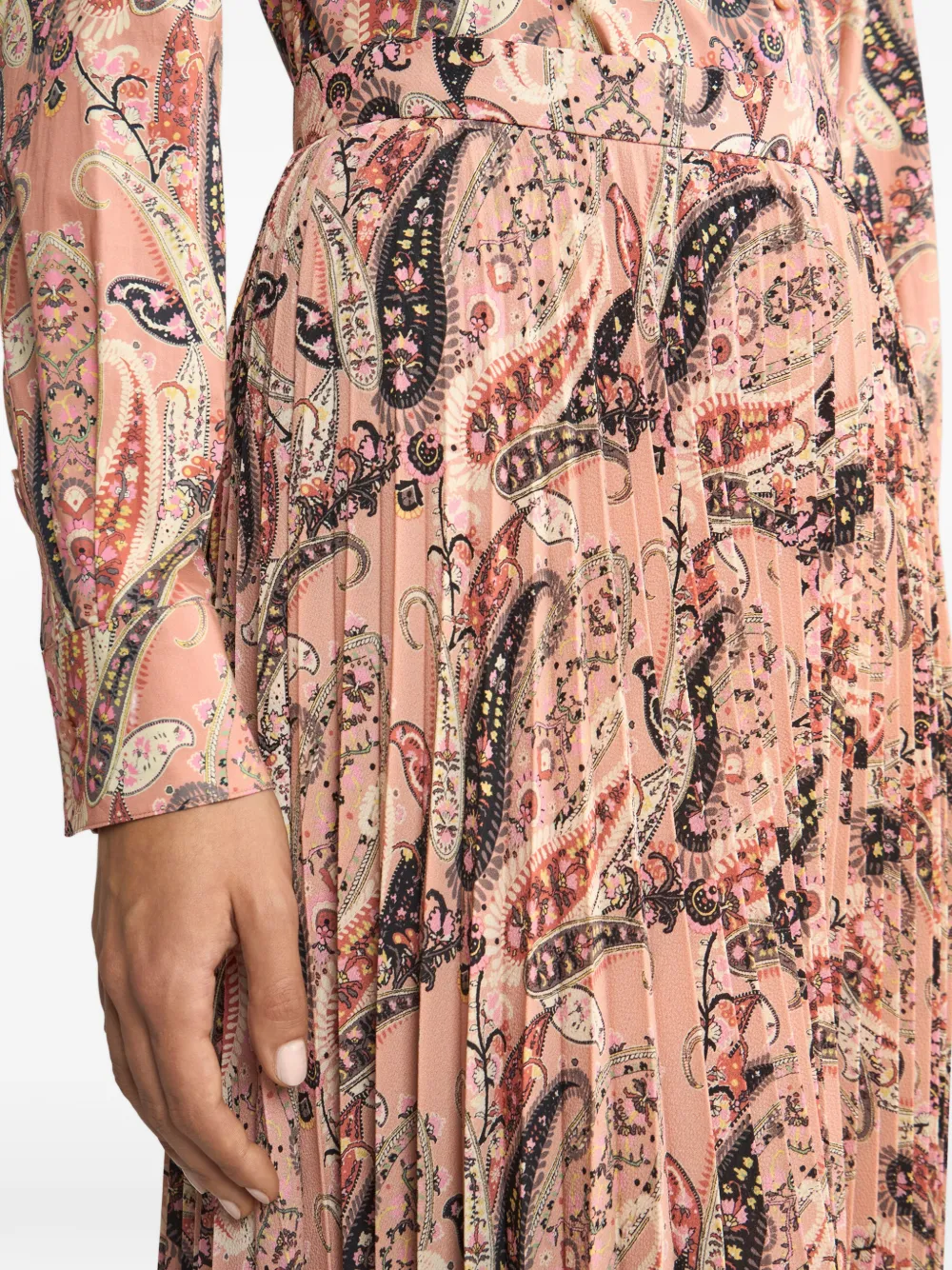 ETRO Maxi-rok met paisley-print Roze