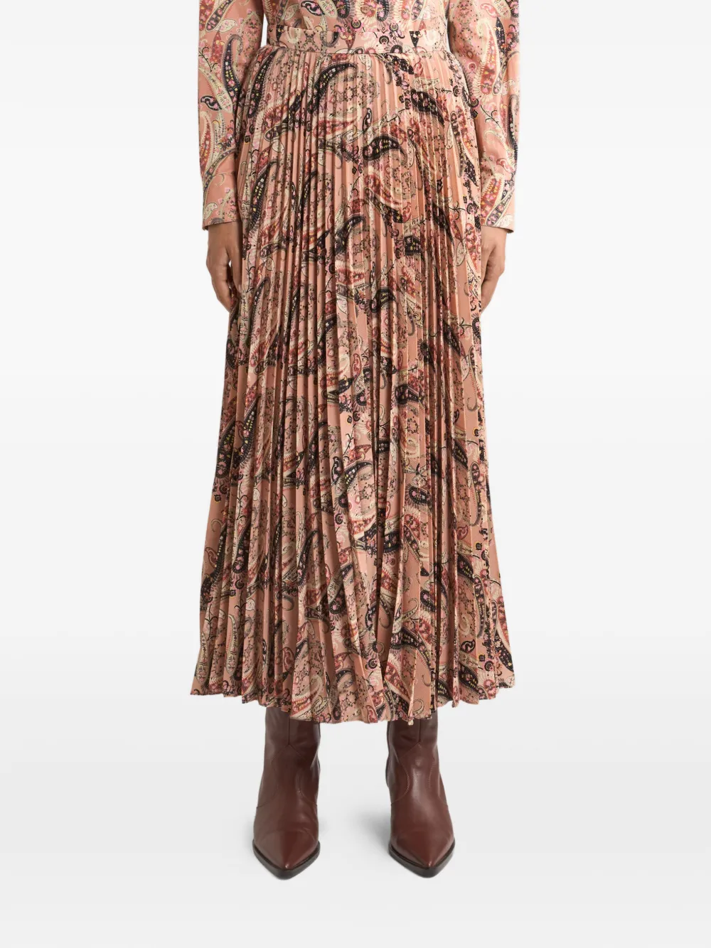 ETRO Maxi-rok met paisley-print Roze