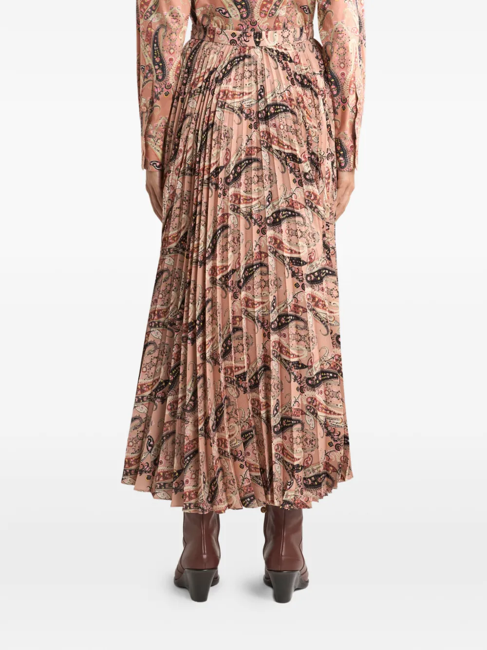 ETRO Maxi-rok met paisley-print Roze