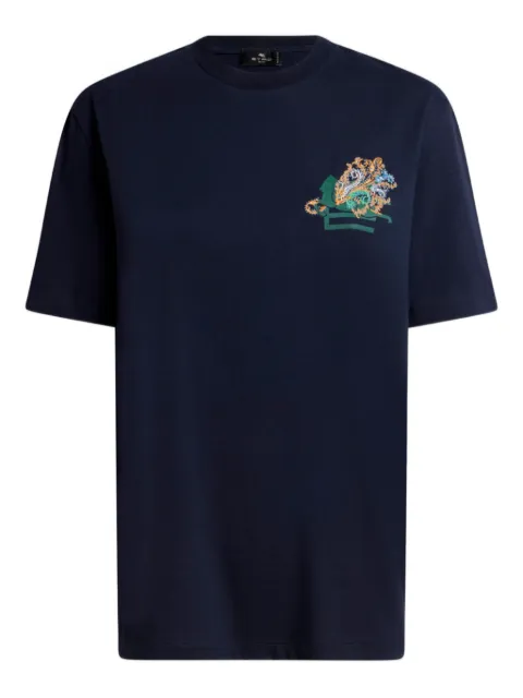 ETRO t-shirt à logo brodé