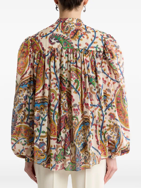 ETRO フローラル ペイズリーシャツ | ニュートラル | FARFETCH JP