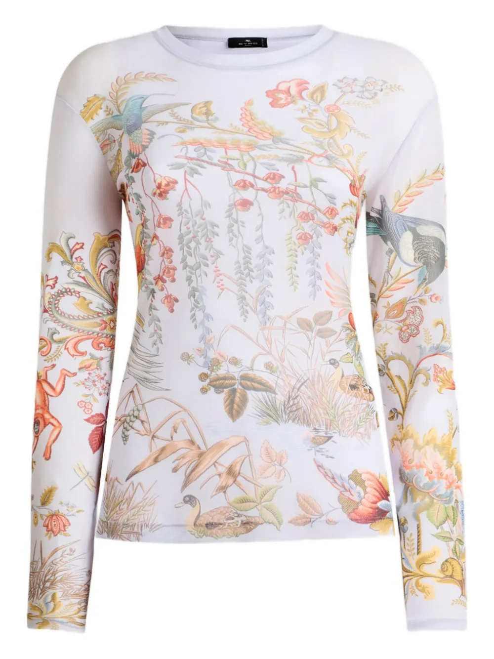 ETRO Top con stampa - Bianco