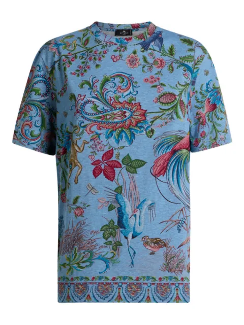ETRO flora fauna-motif T-shirt