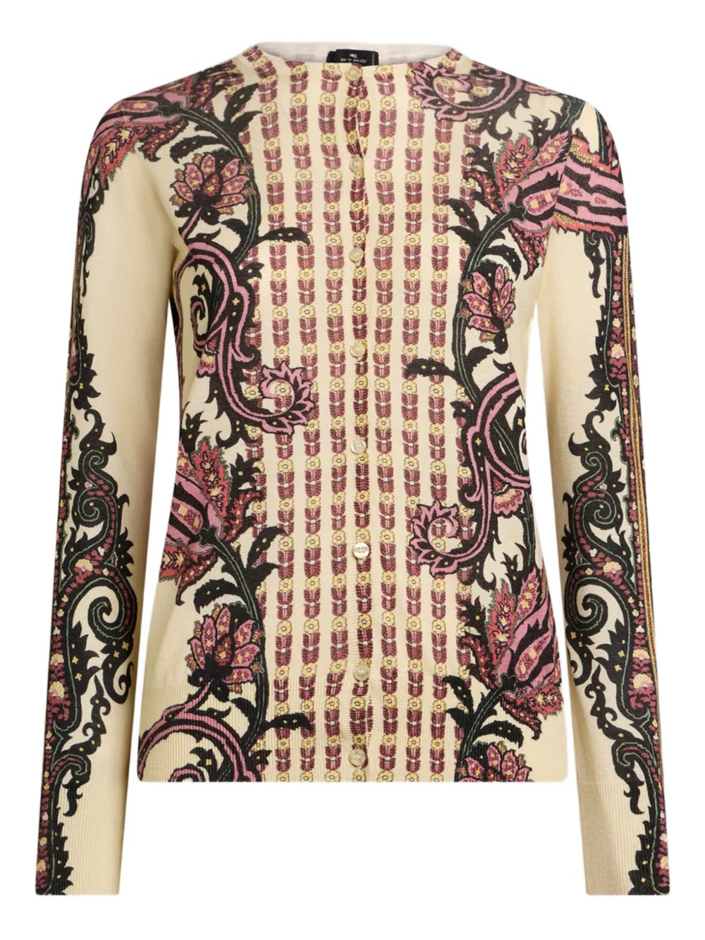 Etro Paisley-pattern Cardigan In Multi
