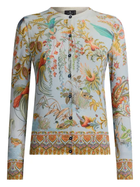 ETRO embellished-motif cardigan