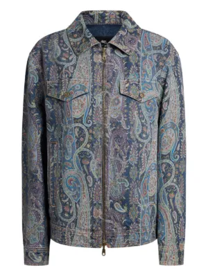 ETRO デニムジャケット | ブルー | FARFETCH JP