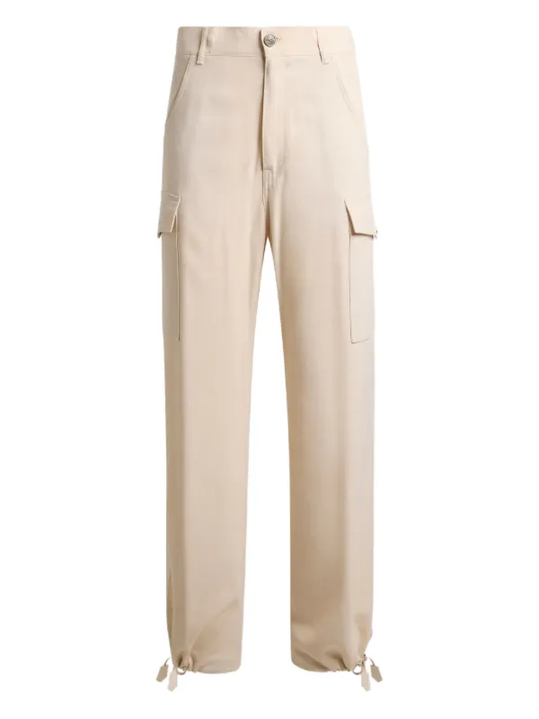 Etro Drawstring Cargo Trousers in Neutrals