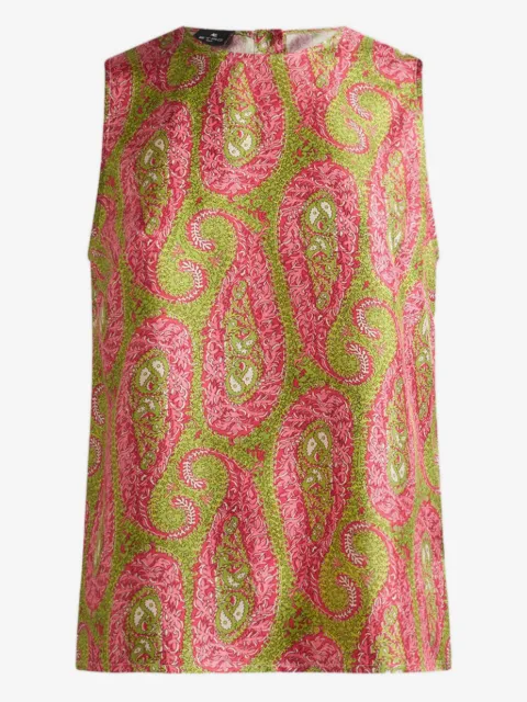 ETRO paisley-motif top