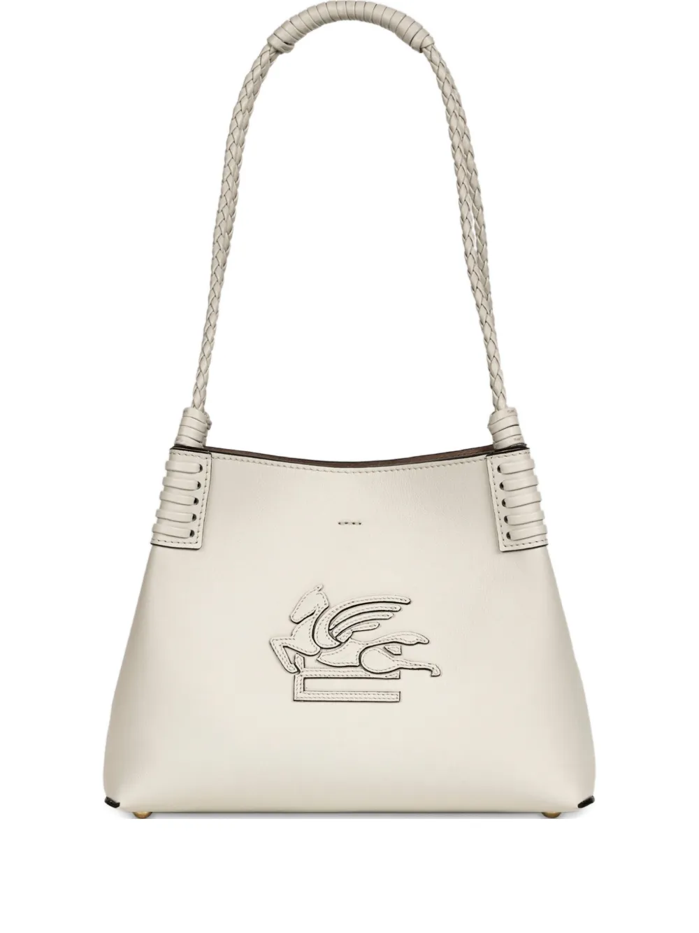 Etro Mini Leather Shoulder Handbag In Neutral